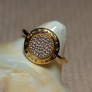 Authentic Pandora Rose Signature Ring